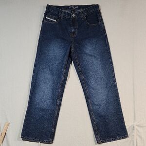 U.S. Polo Assn. Mens Relaxed Dark Blue Straight Leg Jeans‎ Size 30 X 30